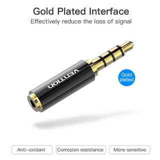 ĐẦU CHUYỂN ĐỔI AUDIO 3.5MM RA 2.5MM VENTION BFBB0