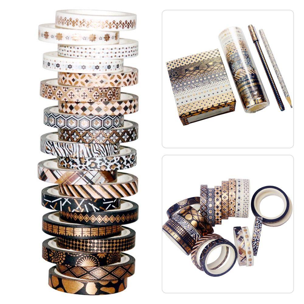LAKAMIER Cuộn 20 Cuộn Băng Keo Dán Trang Trí Sổ Tay DIY