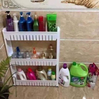 Kệ để đồ 3 tầng có bánh xe