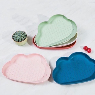 Khay Ăn Dặm Hình Đám Mây Đựng Bát Ăn Dặm Tiện Dụng Ngộ Ngĩnh Cho Bé Yêu