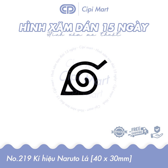 CIPI MART - Hình xăm tạm thời 15 NGÀY - chống nước, cọ xát 219