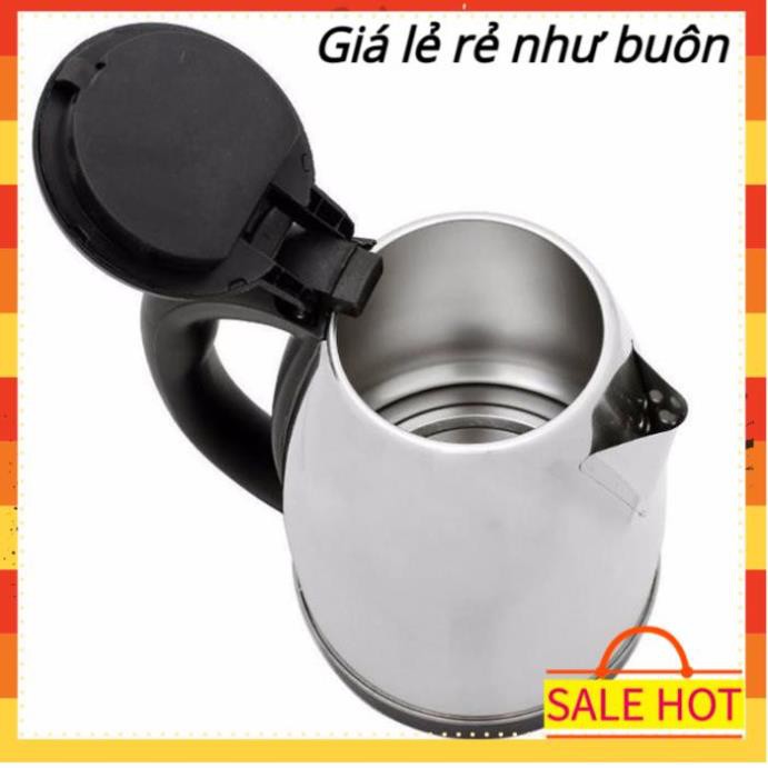 Ấm siêu tốc chất liệu inox dung tích 1.8L Electric Kettle