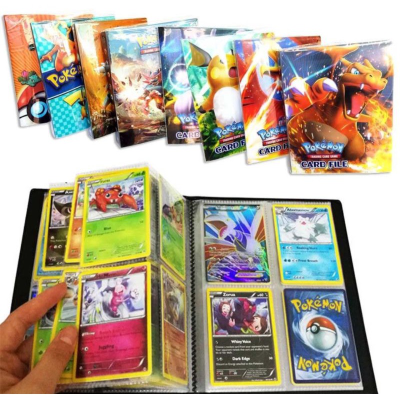 Album đựng thẻ bài Pokemon ( kèm theo 120 thẻ )