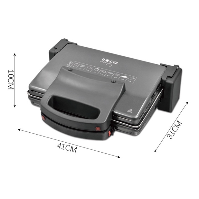 MÁY ÉP BÁNH MÌ HAEGER HG-259 2000W HÀNG CHÍNH HÃNG