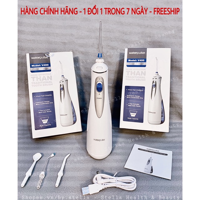 Máy Tăm Nước Cầm Tay Cao Cấp Waterpulse V400plus Du Lịch Máy Tăm Nước Procare Panasonic HF5