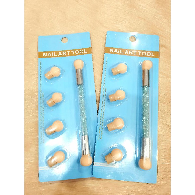 Cọ Mouse ombre chấm gel 2 đầu loại tốt.