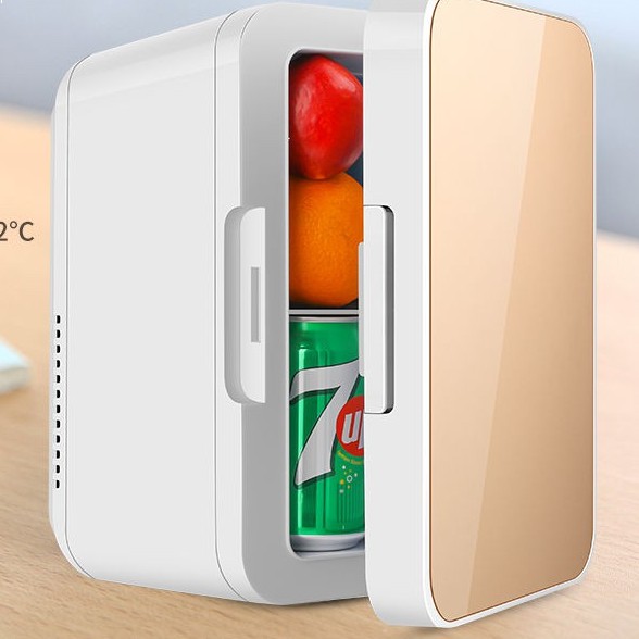 Xe ô tô 4L8L tủ lạnh nhỏ sưởi và làm sử dụng kép mini sinh viên ký túc xá đơn