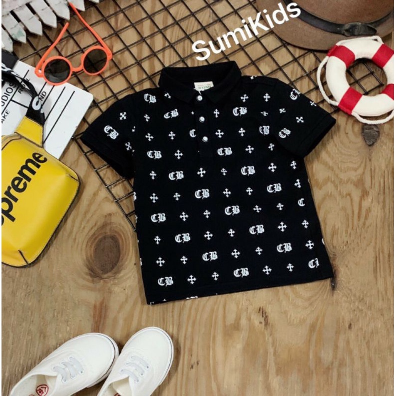 Áo Polo Có  Cổ Bé Trai  Size16_35kg