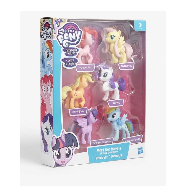 Đồ chơi 6 ngựa Pony trong bộ sưu tập Meet The Mane Six 2022