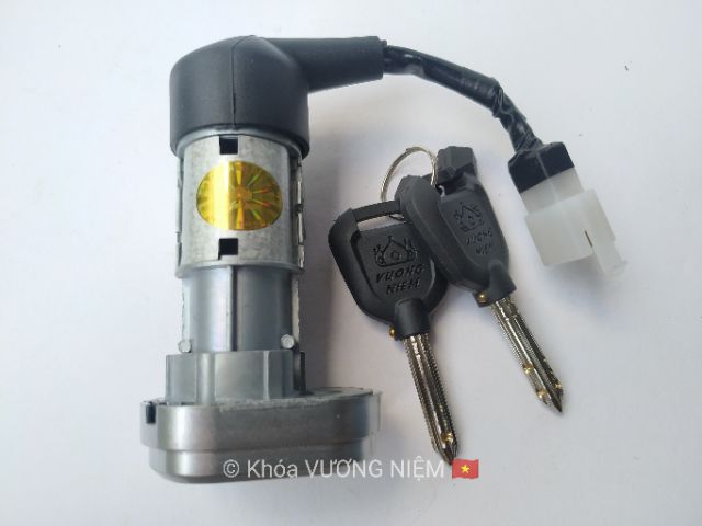 Khóa máy xe WS110 chìa 8 cạnh chống trộm cao cấp chính hãng VƯƠNG NIỆM 🇻🇳