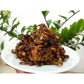 Món chay - Khổ qua chiên giòn nêm gia vị + mè rang - Chay mặn đều dùng được - Giá 40k