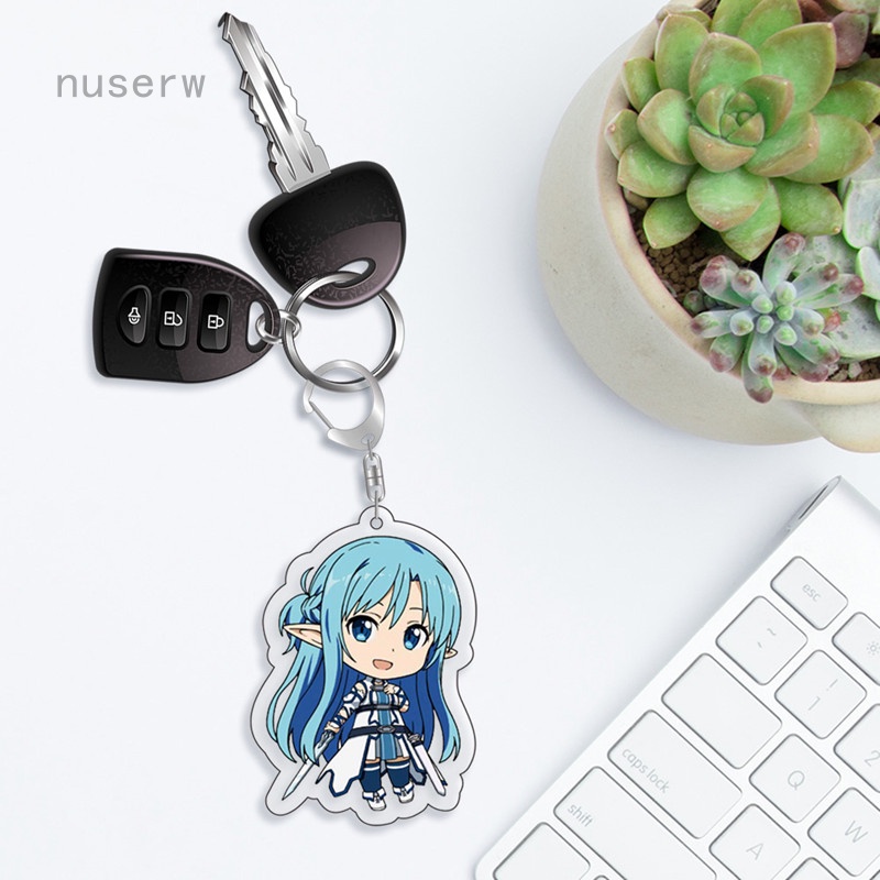 Móc Khóa Hình Sword Art Online Kirito Asuna Yuuki Asuna Asada Shino