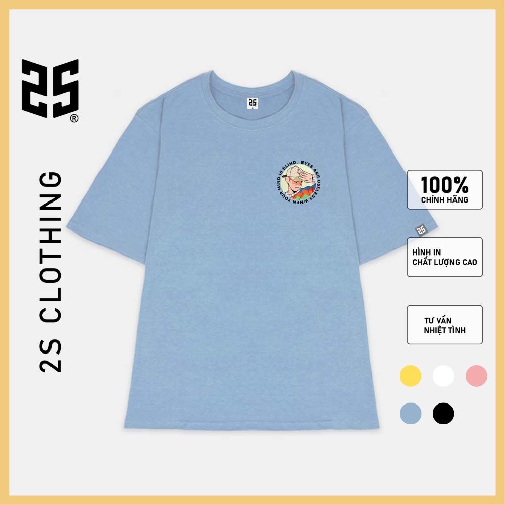 Áo Thun Unisex Tay Lỡ Form Rộng Local Brand 2S Official, Áo Phông Nam Nữ In Hình Giá Rẻ Tv3015