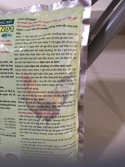 Banasa-N01- chế phẩm rắc chuồng nuôi, xử lí môi trường