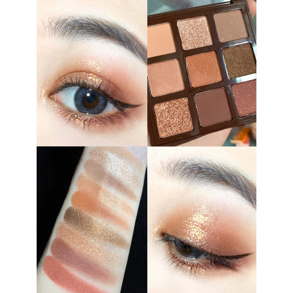 Bảng Mắt 9 Màu Vỏ Da Dupe Huda