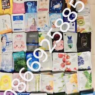 Mặt nạ mix các loại bất kỳ lẻ =sỉ