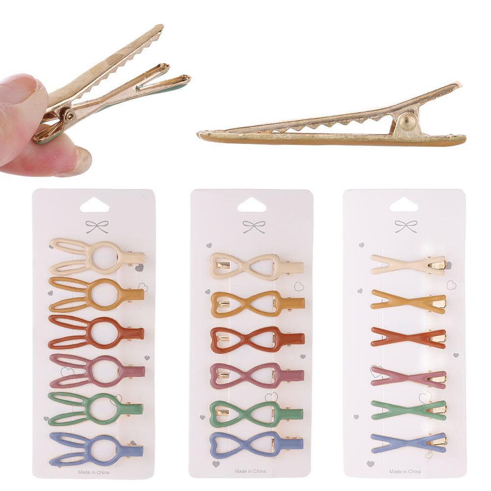 Set 6 Kẹp Tóc Kim Loại Tạo Kiểu Tóc Thời Trang Cho Nữ