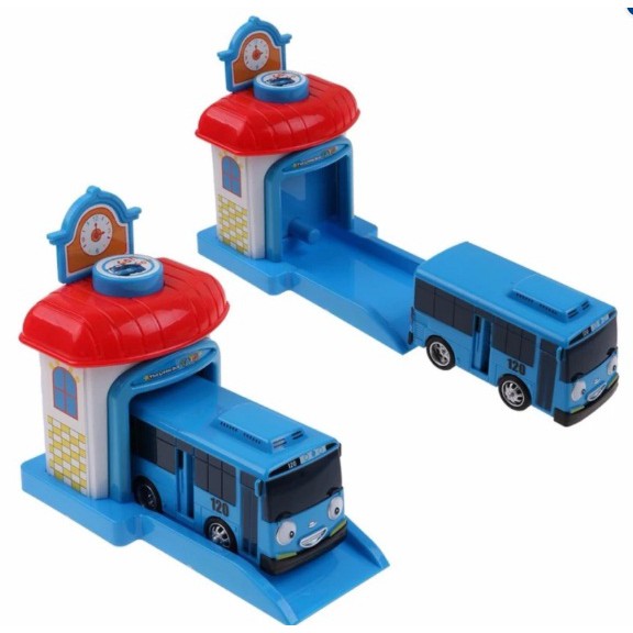 Tayo Bus - Xe buýt đồ chơi trẻ em gồm 1 nhà đẩy và 1 xe
