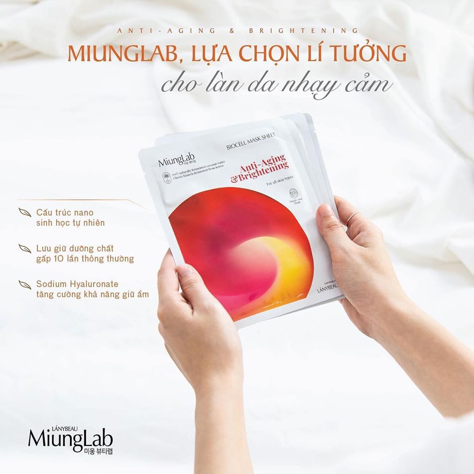 GIÁ SIÊU KHUYẾN MÃI MẶT NẠ MIUNGLAB PHIÊN BẢN MỚI - MẶT NẠ MIUNG LAB BÁN LẺ 1 MIẾNG-CHÍNH HÃNG