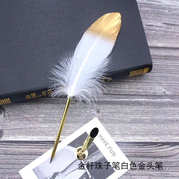 Bút Bi Hình Lông Vũ Phong Cách Harry Potter Độc Đáo