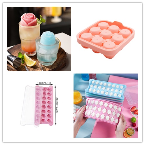 Khuôn Silicone Làm Nước Đá/Sô Cô La Hình Bàn Chân Mèo Dễ Thương