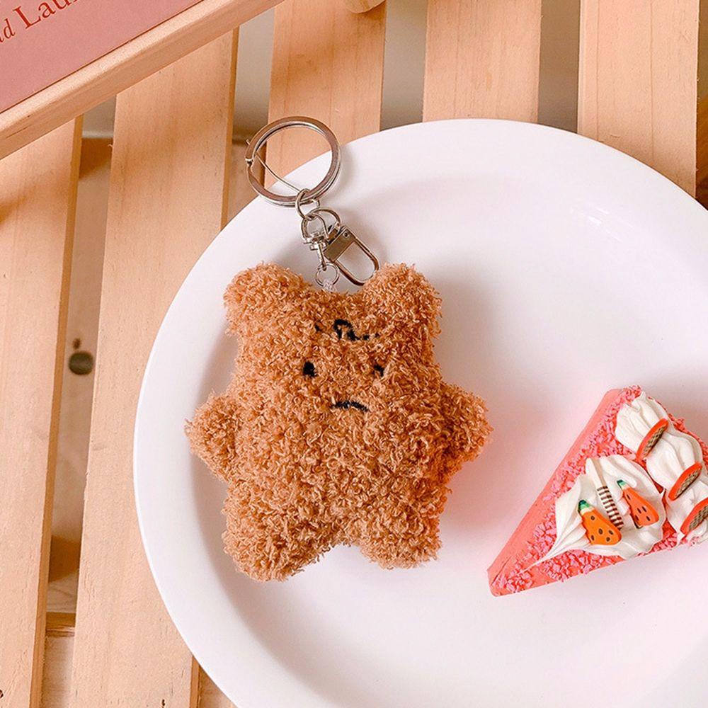 LANFY Móc Khóa Hình Gấu Hoạt Hình Sáng Tạo