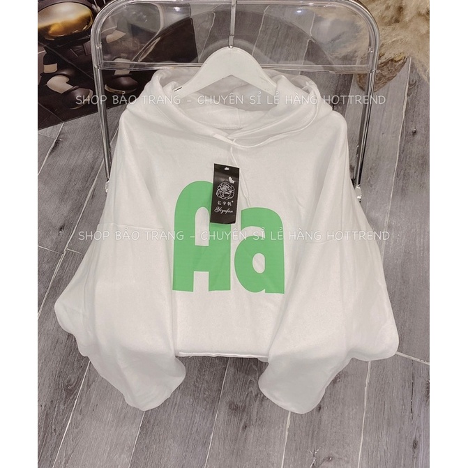 Áo Hoodie Nỉ Ngoại Mũ 2 Lớp Chữ AA Kiểu Dáng Unisex Hàn Quốc Ulzzang Phong Cách Trẻ Trung