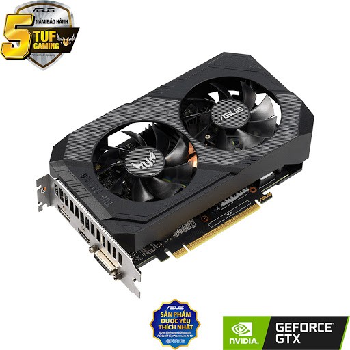 Card màn hình ASUS GeForce GTX 1660 6GB GDDR5 TUF (TUF-GTX1660-6G-GAMING)