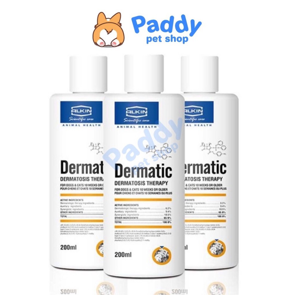 Sữa Tắm Fungamyl & Dermatic Ngừa Nấm Da, Vảy Gàu Cho Chó Mèo