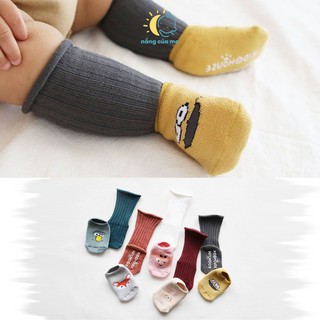 Tất Đùi Dài Cho Bé 0-3 tuổi kết hợp với tất ngắn cổ 2 trong 1 - Nắng Của Mẹ_BTOMO