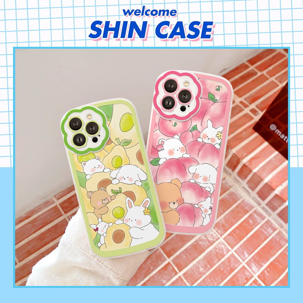 Ốp lưng iphone camera hoa fruit rabbit 6/6plus/6s/6splus/7/7plus/8/8plus/x/xs/11/12/13/14/pro/max/promax/plus/shin/case