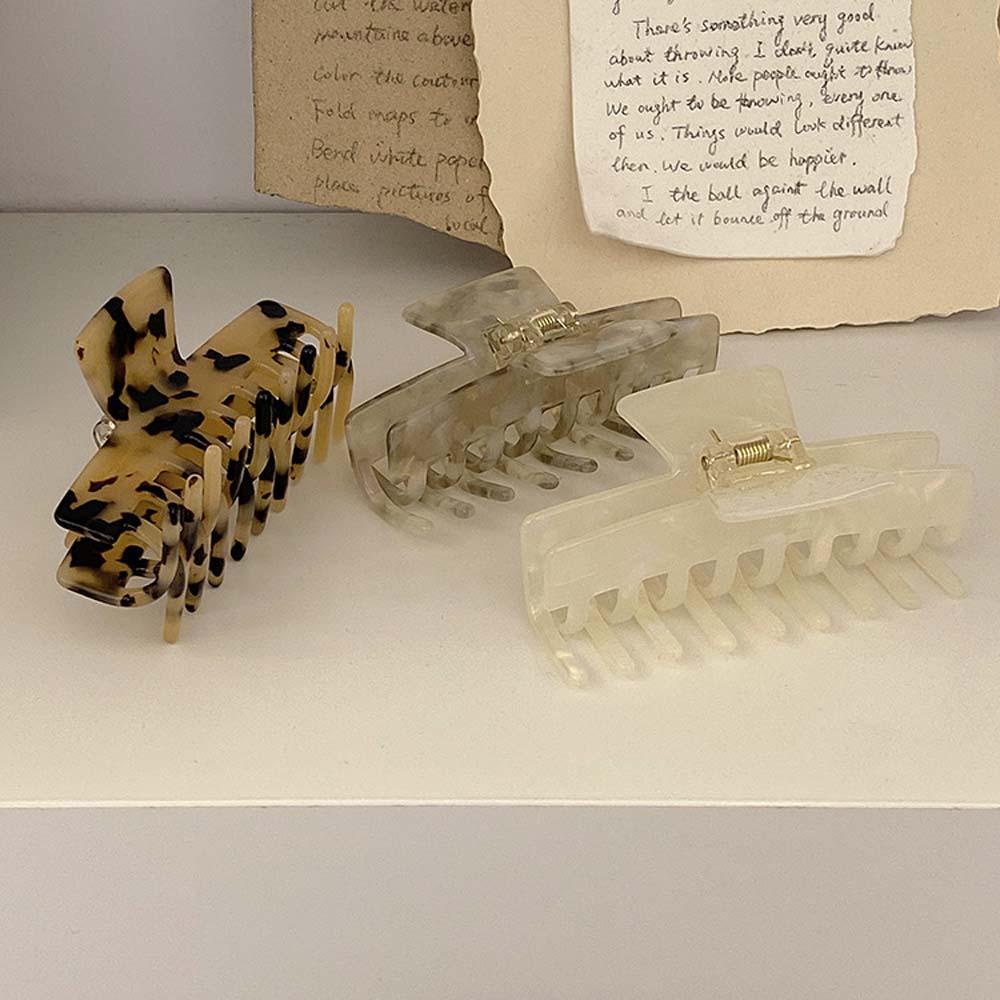 Kẹp Tóc Họa Tiết Da Báo WMES15H Phong Cách Hàn Quốc Cổ Điển Dành Cho Nữ