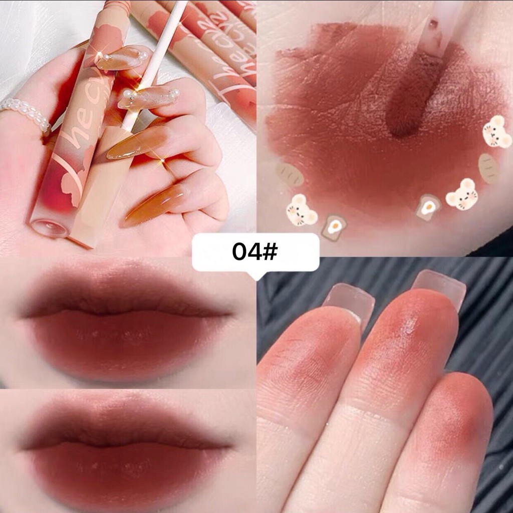 Son kem CVZ mềm mịn lâu trôi Zhizhi velvet Soft mist Lip mud CVZZ07