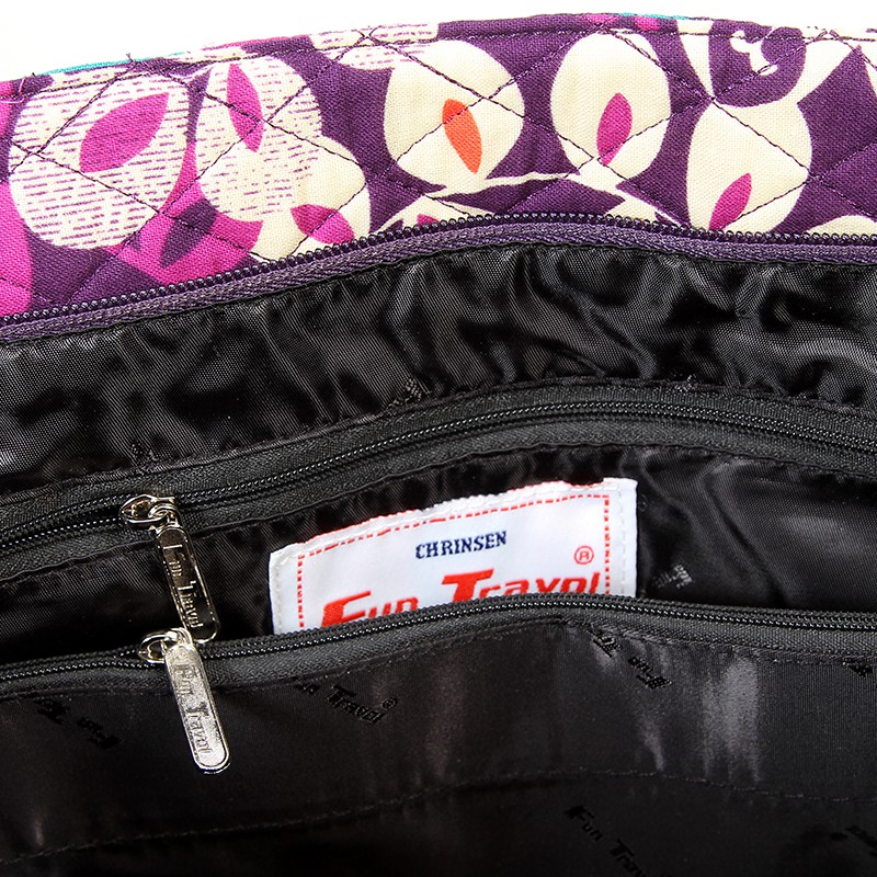 Túi Tote Đeo Vai / Xách Tay Cỡ Lớn In Họa Tiết Hoa Thời Trang Cho Nữ