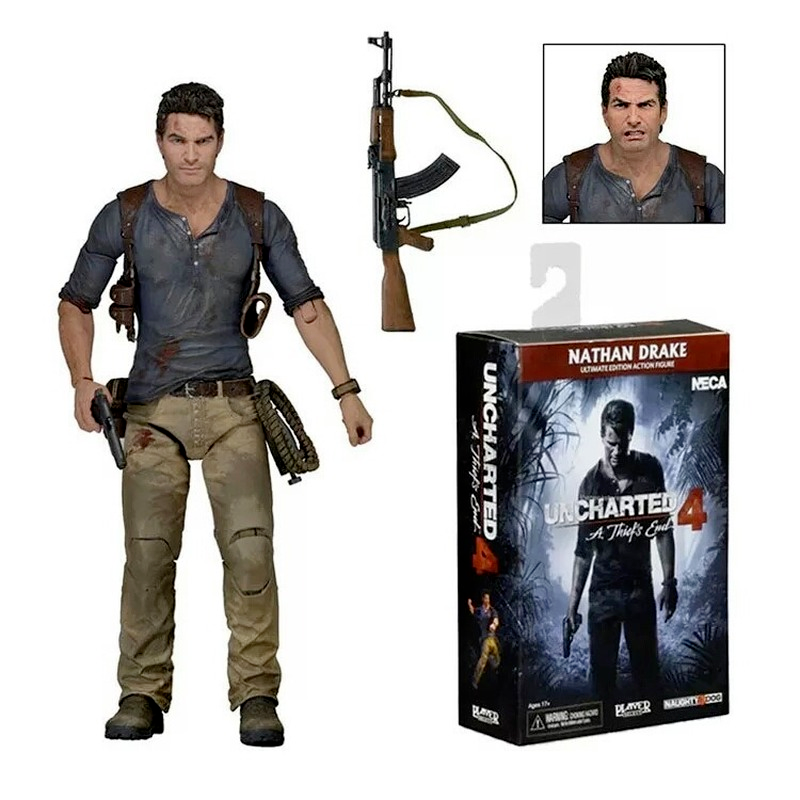 Neca Mô Hình Nhân Vật Phim Nathan Drake Uncharted 4 Chân Thật