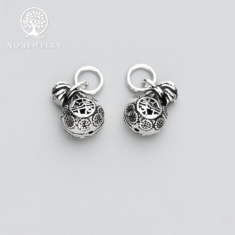 Mặt dây chuyền bạc hình túi tiền - NQ Jewelry