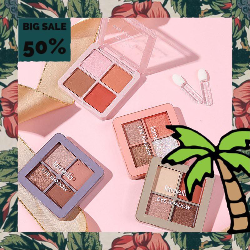 Phấn Mắt 4 Ô Lameila 5086 Hội Hoạ Eyeshadow Lâu Trôi Tiện Lợi Auth Nội Địa | BigBuy360 - bigbuy360.vn