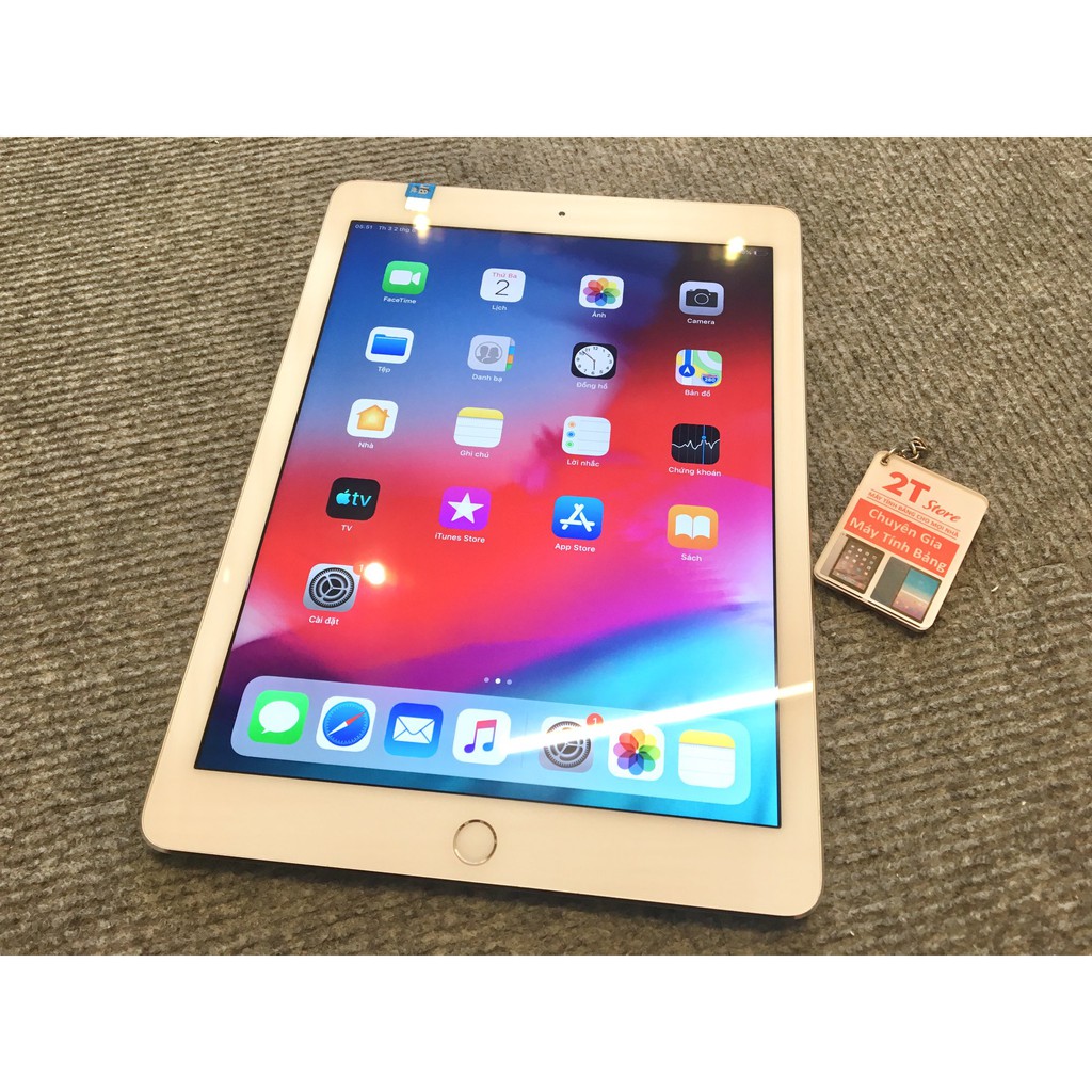 Máy tính bảng Apple Ipad Air 2 64GB (Wifi+4G) chiến pubg tốt, mỏng nhẹ có vân tay