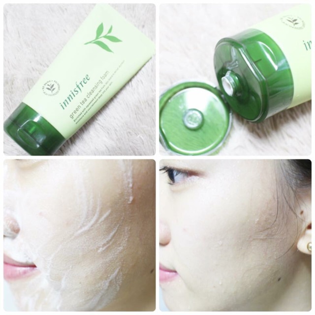 SỮA RỬA MẶT INNISFREE GREEN TEA CLEANSING FOAM