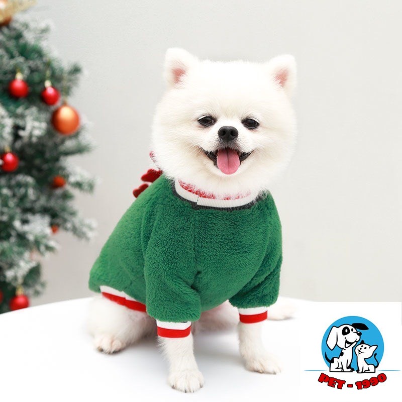 Áo Noel Giáng Sinh Cho Chó Mèo Hoạ Tiết Tuần Lộc - Áo Noel Cho Thú cưng - PET1990