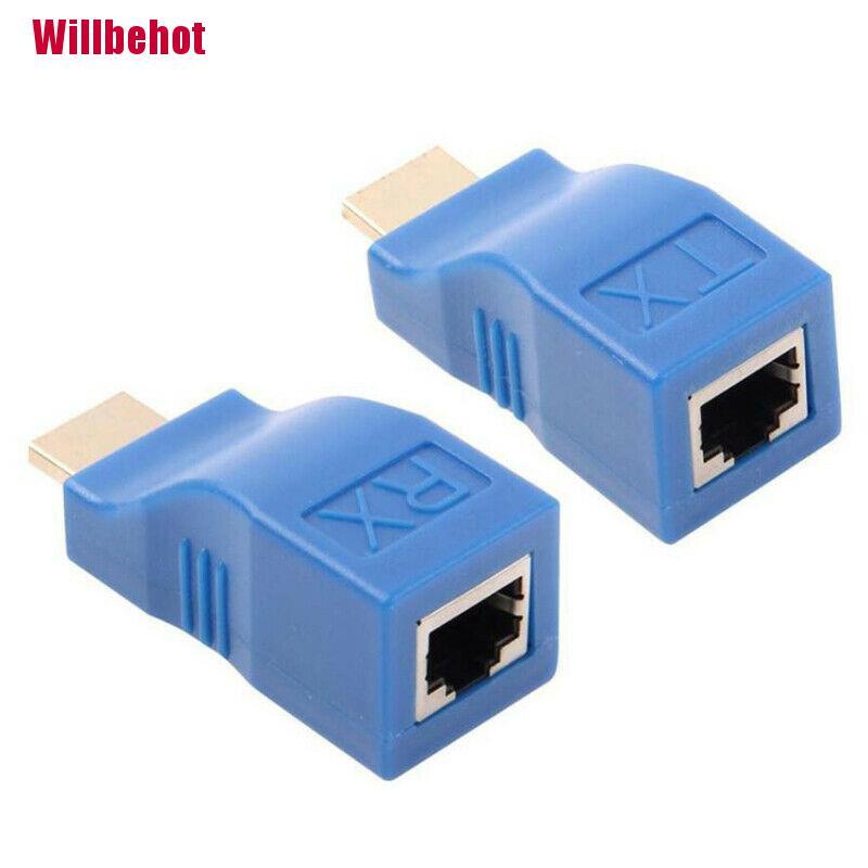 Bộ 2 Đầu Chuyển Đổi Hdmi 1080p Sang Rj45 Cat 5e / 6