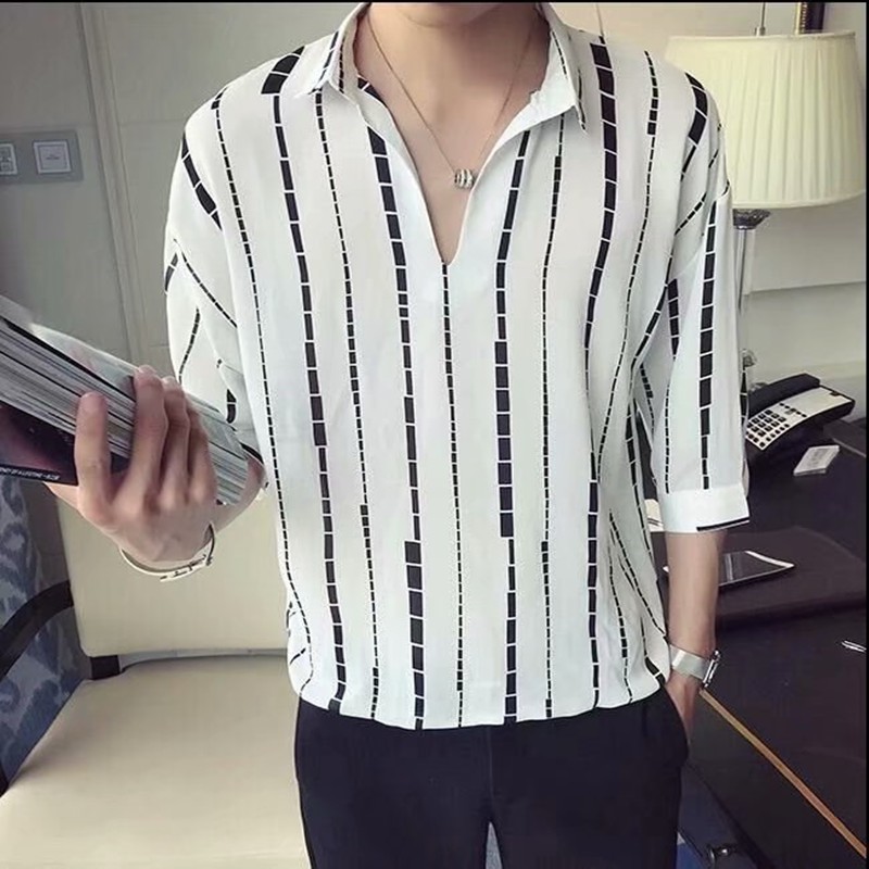Áo Sơ Mi Tay Ngắn Thời Trang Lịch Sự Dành Cho Nam