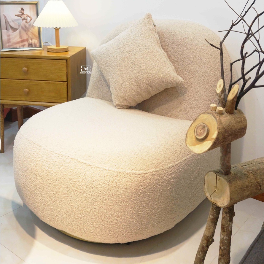 Sofa mini thư giản Cloudy mềm mịn thương hiệu MW FURNITURE