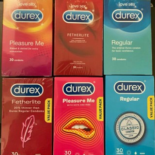 Bao cao su Durex Úc loại có gai và không gai 30c