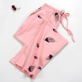 Quần dài cotton mặc nhà cao cấp có size