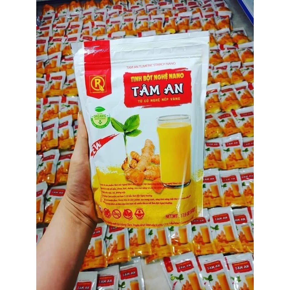 TINH BỘT NGHỆ NANO TÂM AN - Nano Curcumin 500gr **GIÁ SỐC