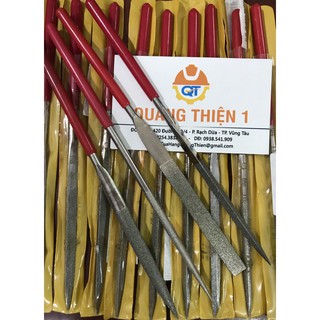 Dũa hợp kim 5" tam giác, tròn, dẹp bán nguyệt