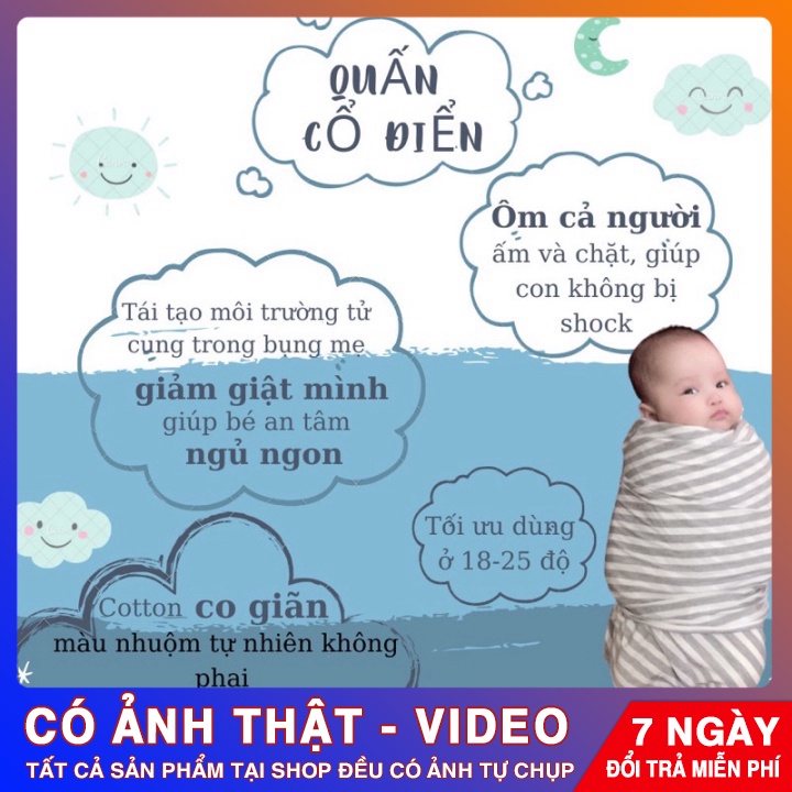 [CHẤT XỊN] Nhộng Chũn,Túi Ngủ Cho Bé Giúp Bé Ngủ Ngon Sâu Giấc, Không Giật Mình - Tăng yếm cho bé