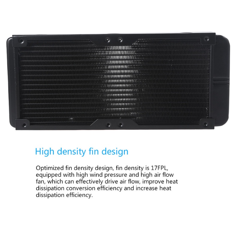 Bộ Tản Nhiệt Bằng Nhôm 18 Ống Nước Dành Cho CPU PC