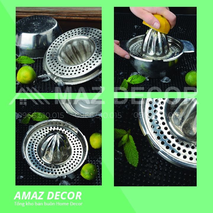 [Sỉ] DỤNG CỤ VẮT CAM BẰNG INOX CAO CẤP CAO CẤP GIÁ RẺ ĐẸP